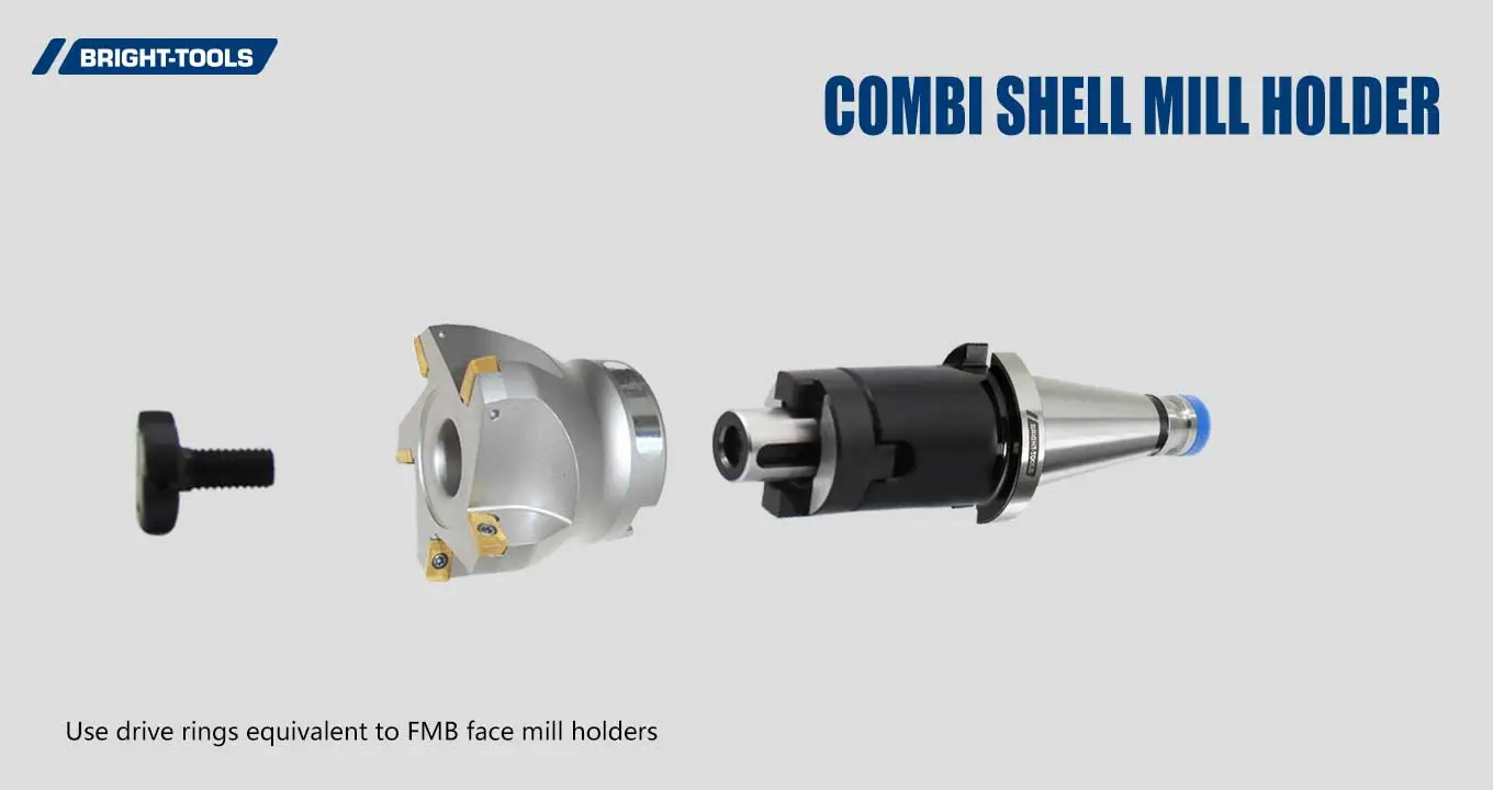 Portautensili Combi Shell Mill di portautensili Nt 40