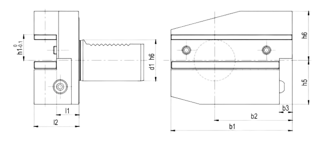 Specifica del supporto radiale forma B7 invertito destro, lungo