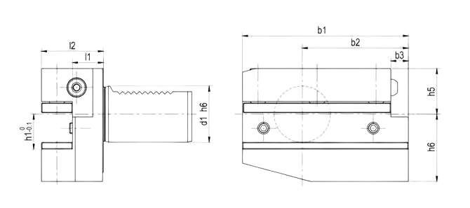 Specifica del supporto radiale forma B5 destro, lungo