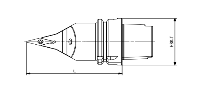 Specifica dello strumento di tornitura HSK-T SVVBN | SVVCN 72.5 °/35 °/72.5 °