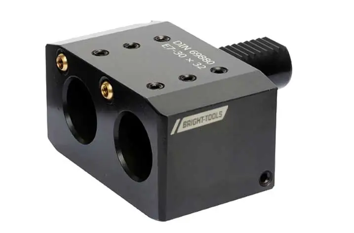 Doppio supporto per barra di alesatura, destro