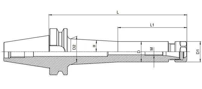 SPECIFICHE DEL MANDRINO A PINZA ER CON MINI DADO