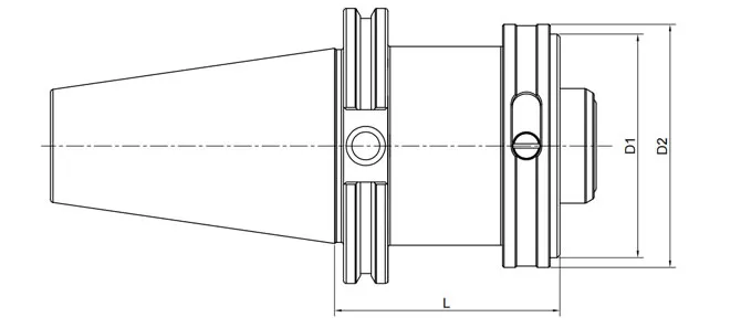 SPECIFICA DEL MANICOTTO ADATTATORE PER PORTAUTENSILI ANSI B5.50