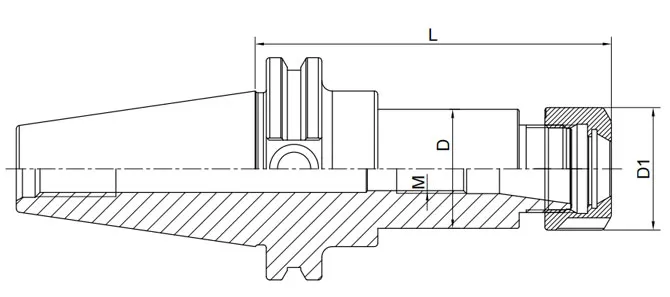 SPECIFICHE DEL MANDRINO A PINZA ANSI B5.50 ER CON DADO UM