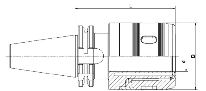 SPECIFICHE DEL MANDRINO PER FRESATRICE DIN 69871