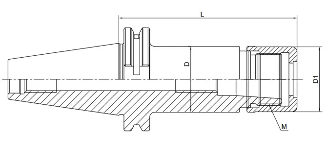 SPECIFICHE DEL MANDRINO A PINZA DIN 69871 SKS