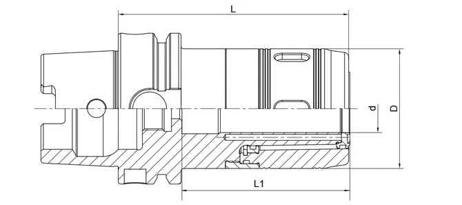 SPECIFICHE DEL MANDRINO DI POTENZA DIN 69893 HSK-A