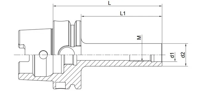 SPECIFICHE DEL PORTA FRESE A VITE DIN 69893, DRITTO