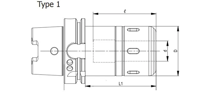 SPECIFICHE DEL MANDRINO DI FRESATURA HSK