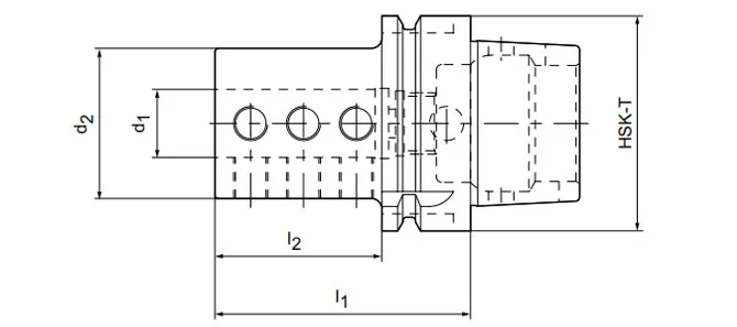 SPECIFICHE DEI PORTABARRE DI FORATURA HSK･T