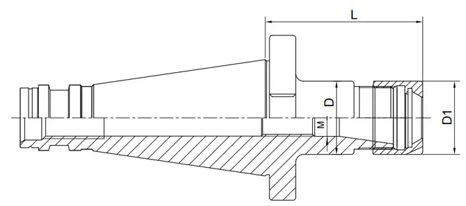 SPECIFICHE DEL MANDRINO A PINZA DIN2080 ER CON MINI DADO