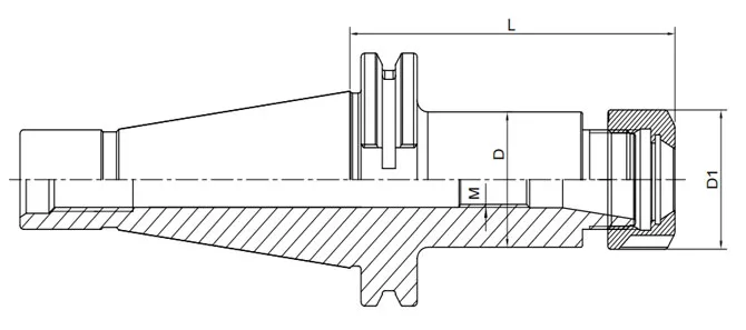 SPECIFICHE DEL MANDRINO A PINZA GOST 25827-93 ER