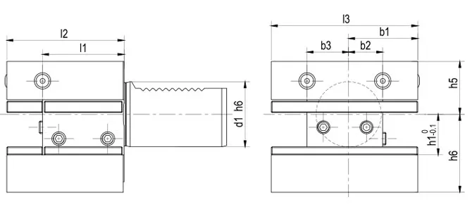 SPECIFICHE DEL PORTAOGGETTI RETTANGOLARE CON POSTI MULTIPLI MODULO D1